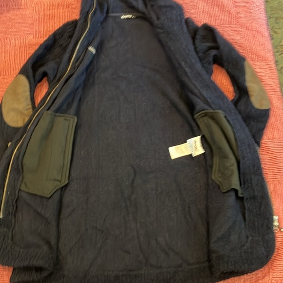 Women’s medium wool jacket Bergan’s of Norway wool coat - dark blue - Picture 16 of 16